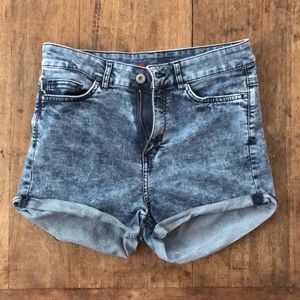 High waisted Denim Shorts